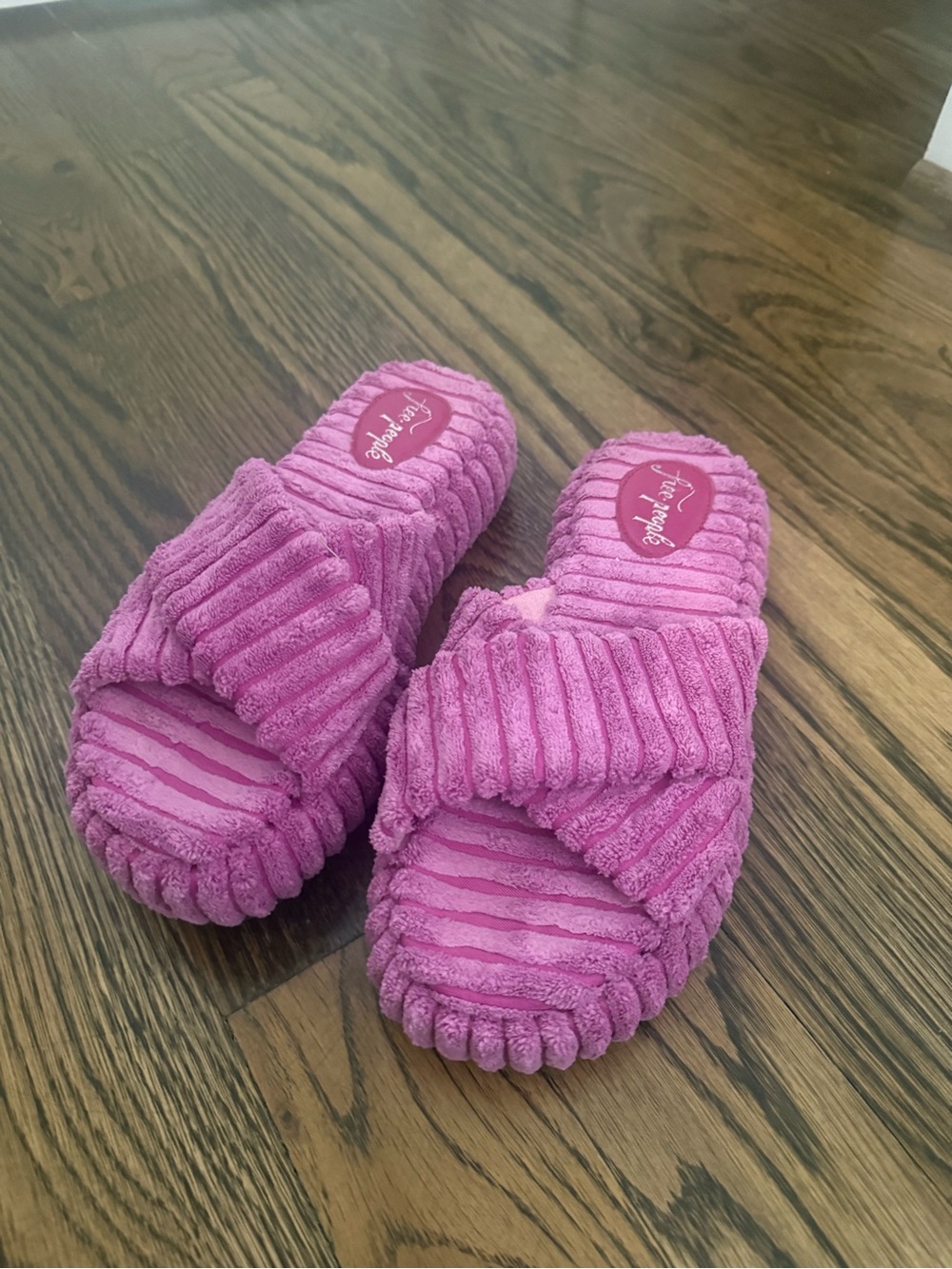 Free People Pink Corded Slide Slippers - Picture 2 of 4